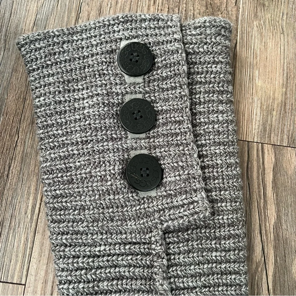 Ugg Classic Cardy Knit Sweater Boots Grey Size 9